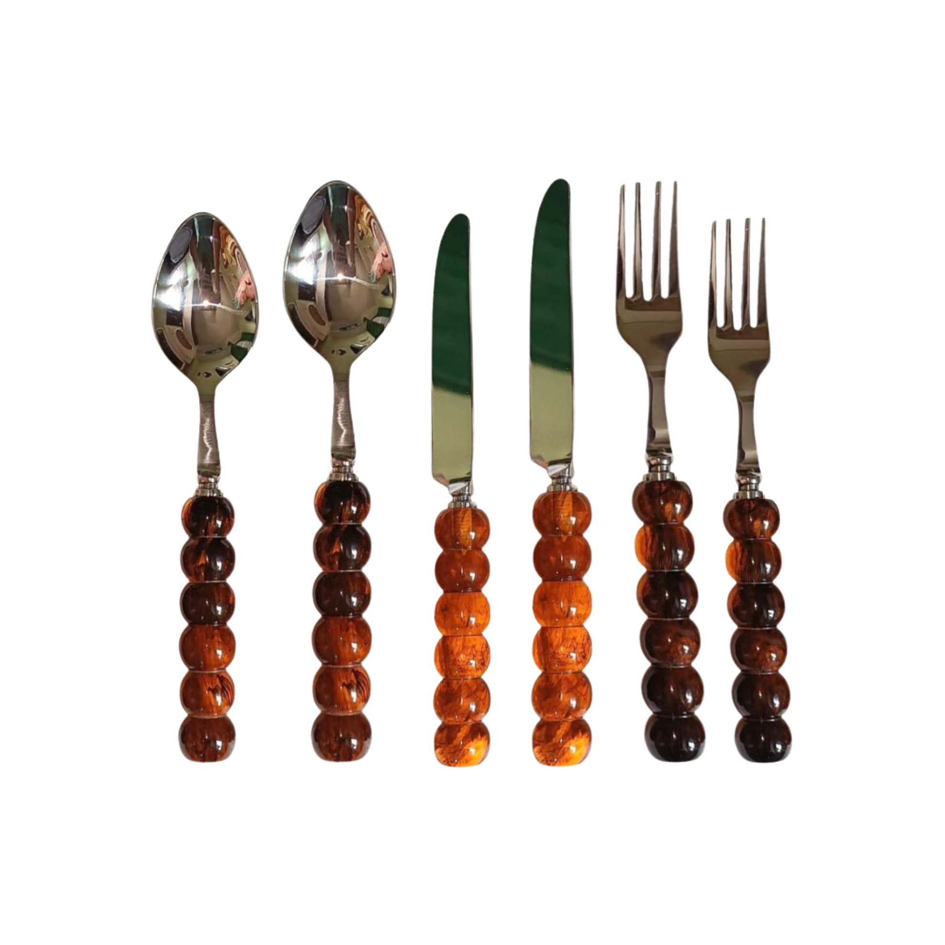 Faqueiro Gloria Tortoise - 36 peças